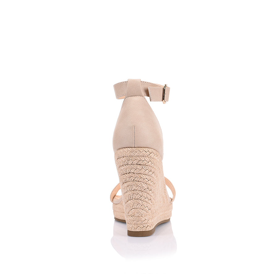 Amena Rope Wedges in Blush - Comfortable Summer Espadrille Sandals for Women | Perfect for Beach, Vacation & Casual Outfits