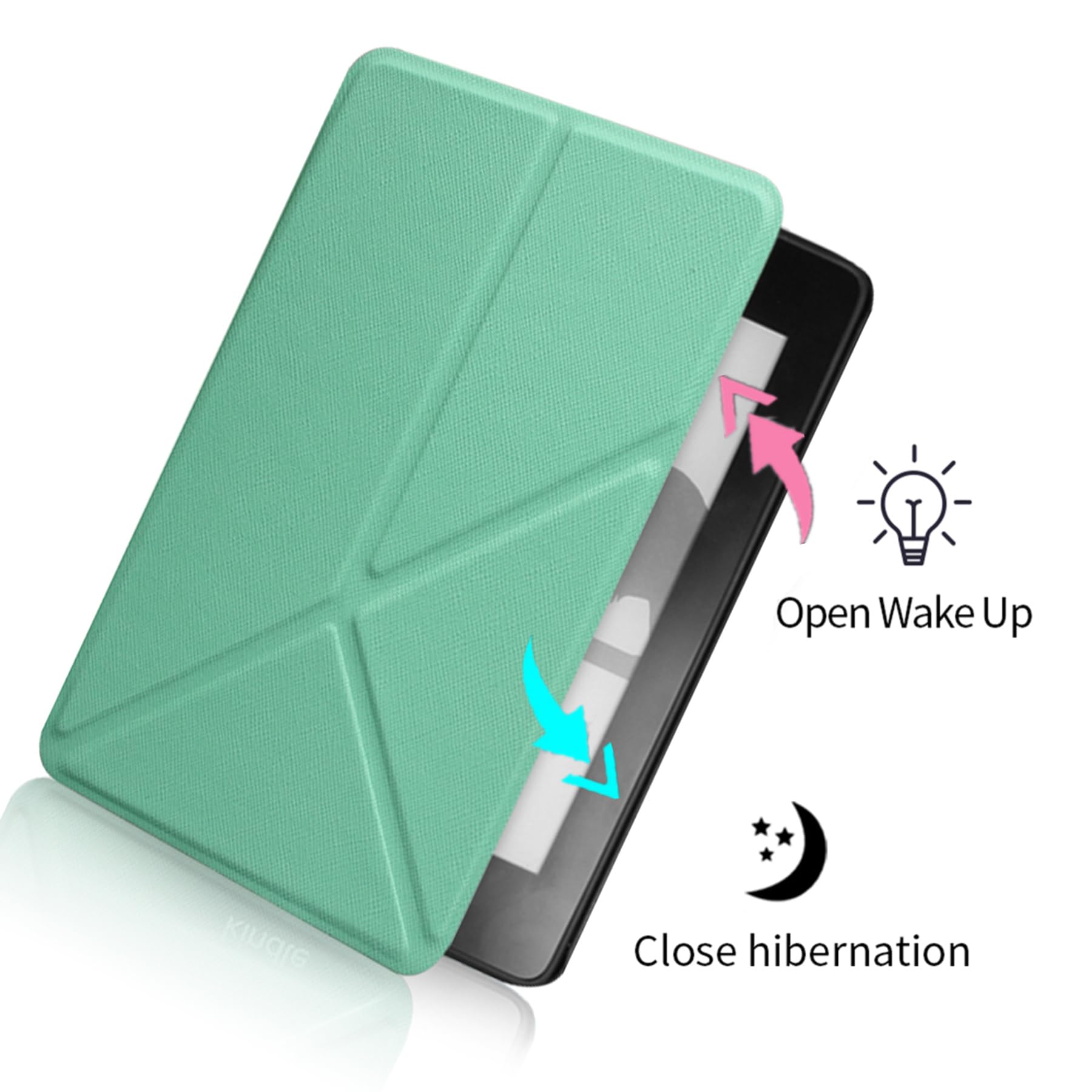 Premium PU Leather Smart Cover for Kindle Oasis 7