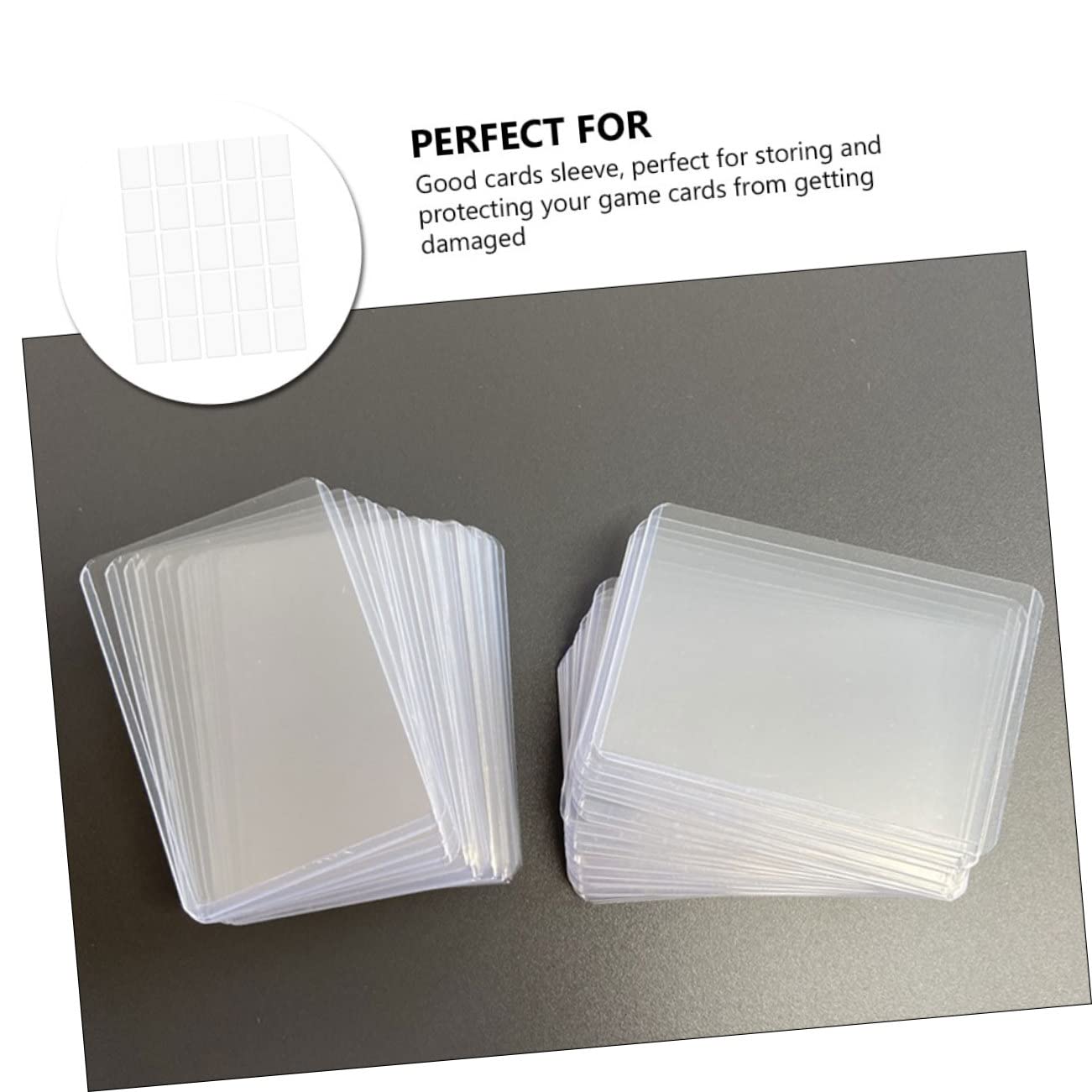 50 Pcs Clear Plastic Baseball Card Holders - Mini Hard Protective Sleeves for Sports Trading Cards & Celebrity Collectibles (Perfect for Storage, Display & Organization)