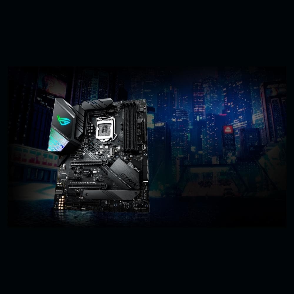 ASUS ROG STRIX Z390-F Gaming Motherboard - ATX, LGA1151, DDR4, Dual M.2, USB 3.1 Gen2 - Perfect for PC Gaming, Streaming & Content Creation