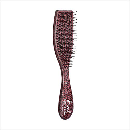 Olivia Garden iBlend Hair Brush for Even Hair Color & Treatment Application - Professional Styling Tool to Eliminate Gaps - Red Hair Dye Brush (Perfect for Salon & Home Hair Coloring)