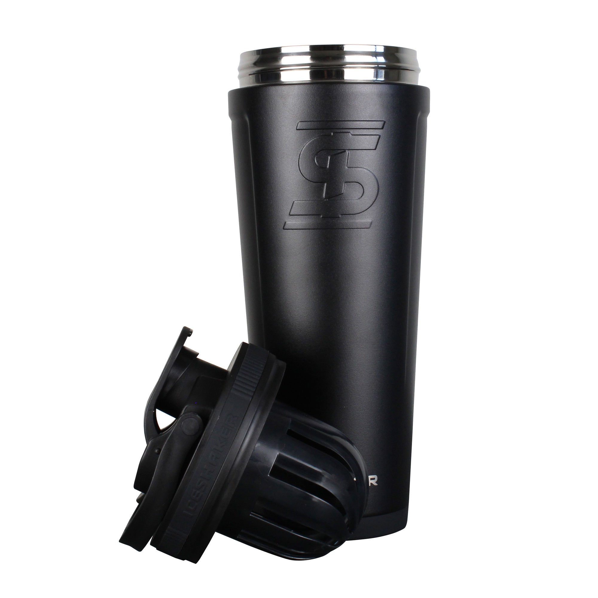 Nick The Mutant Walker Custom 36oz Insulated Stainless Steel Ice Shaker Cup - Black | Perfect for Gym, Workout, Protein Shakes & Outdoor Activities