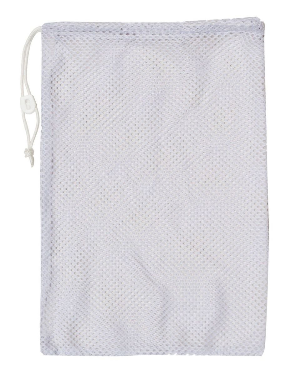 Champion Sports Mesh Equipment Bag - Durable Nylon Drawstring Bag with Lock & ID Tag for Basketball, Soccer, Swimming Gear | Perfect for Gym, Travel & Laundry Storage - Breathable Sports Organizer