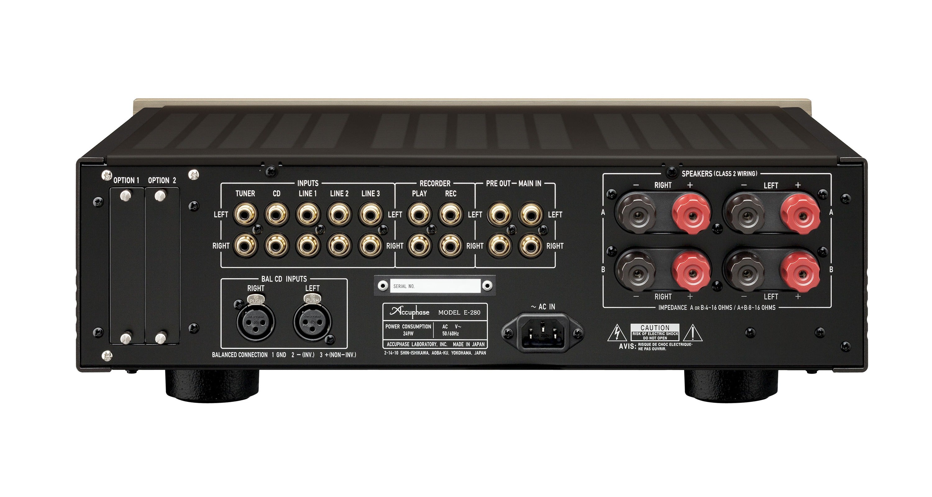 Accuphase E-280 Integrated Stereo Amplifier - High-End Audio System for Home Theater & Music Listening
