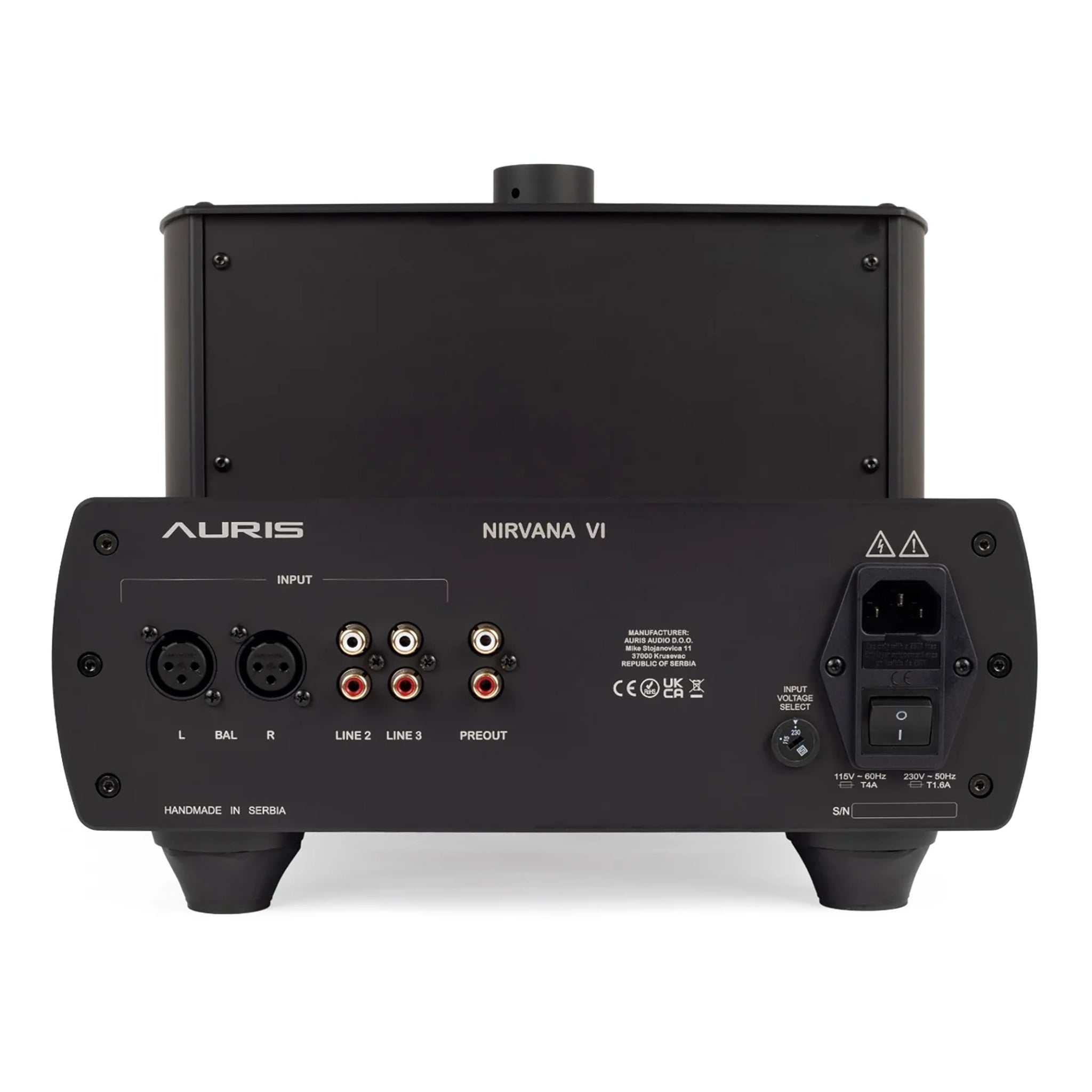 Auris Nirvana 6 Premium Tube Headphone Amplifier - High-End Audio for Audiophiles & Home Studio Use