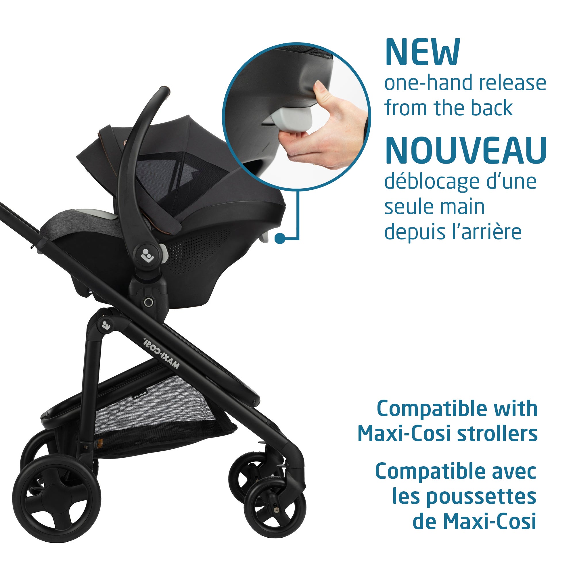Maxi Cosi Mico Luxe+ Infant Car Seat - Premium Safety & Comfort for Newborns | Perfect for Travel, Daily Commutes & Family Outings