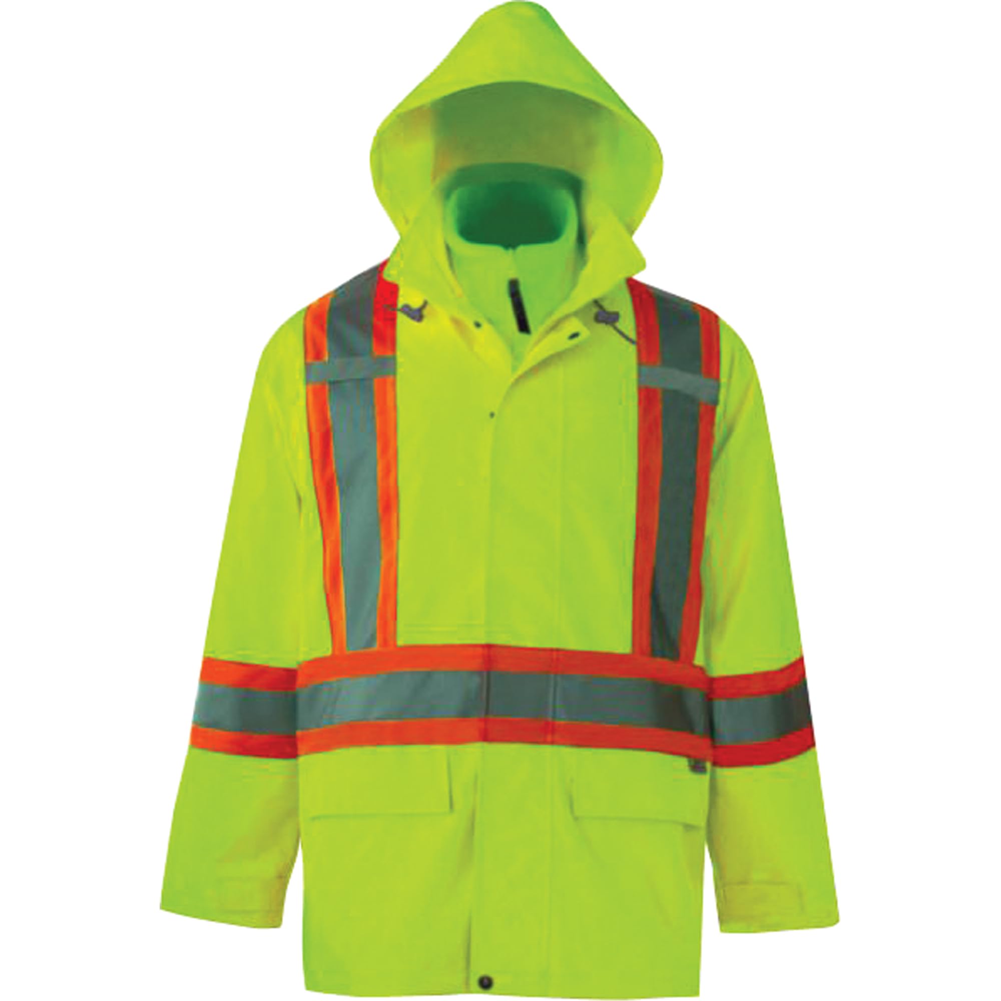 Viking Journeyman 300 Denier Insulated Hi-Vis Safety Jacket with Inner Jacket & 2