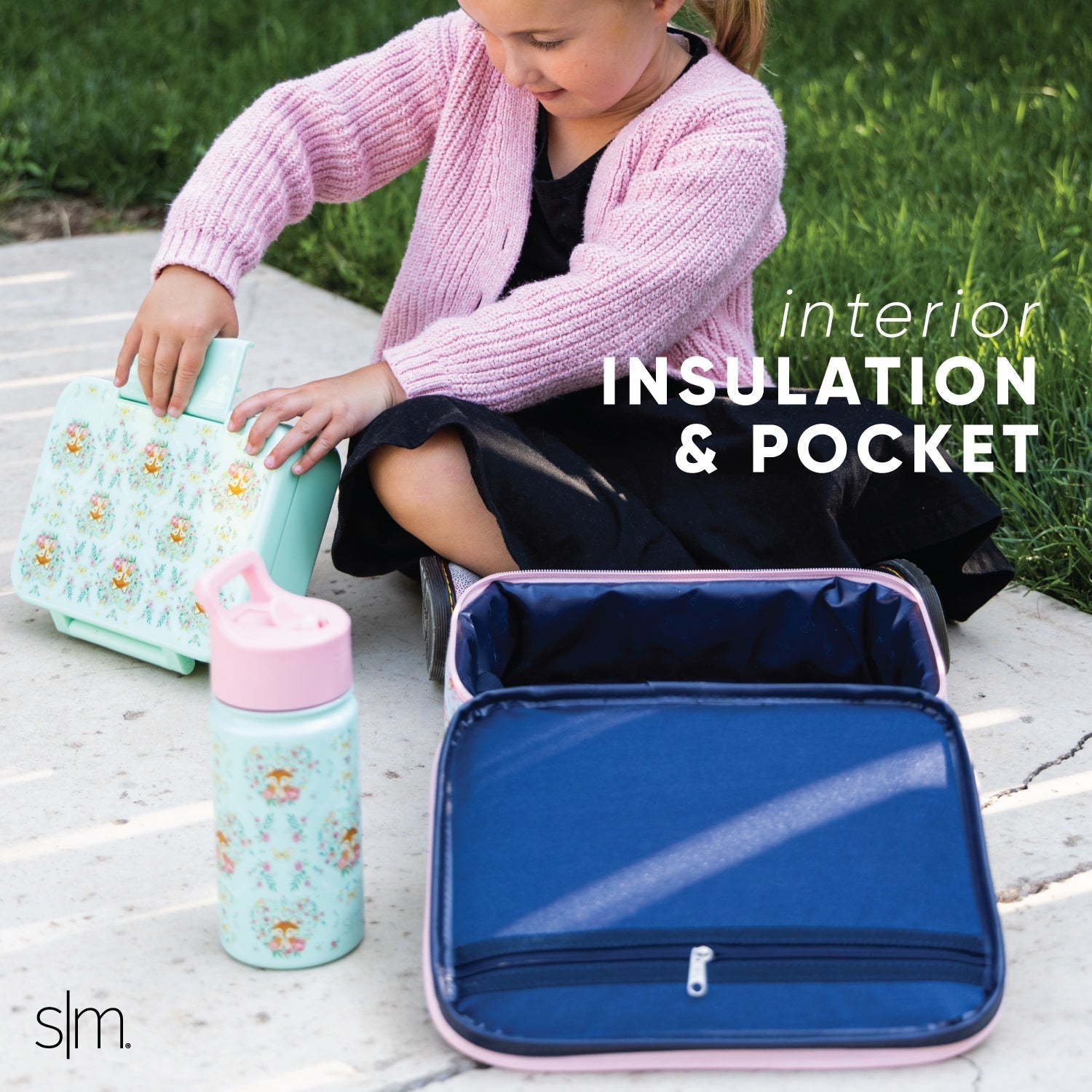 Hadley Insulated Lunch Bag for Work & School - Leakproof Reusable Lunch Tote with Adjustable Shoulder Strap - Perfect for Office, Picnics & Outdoor Activities