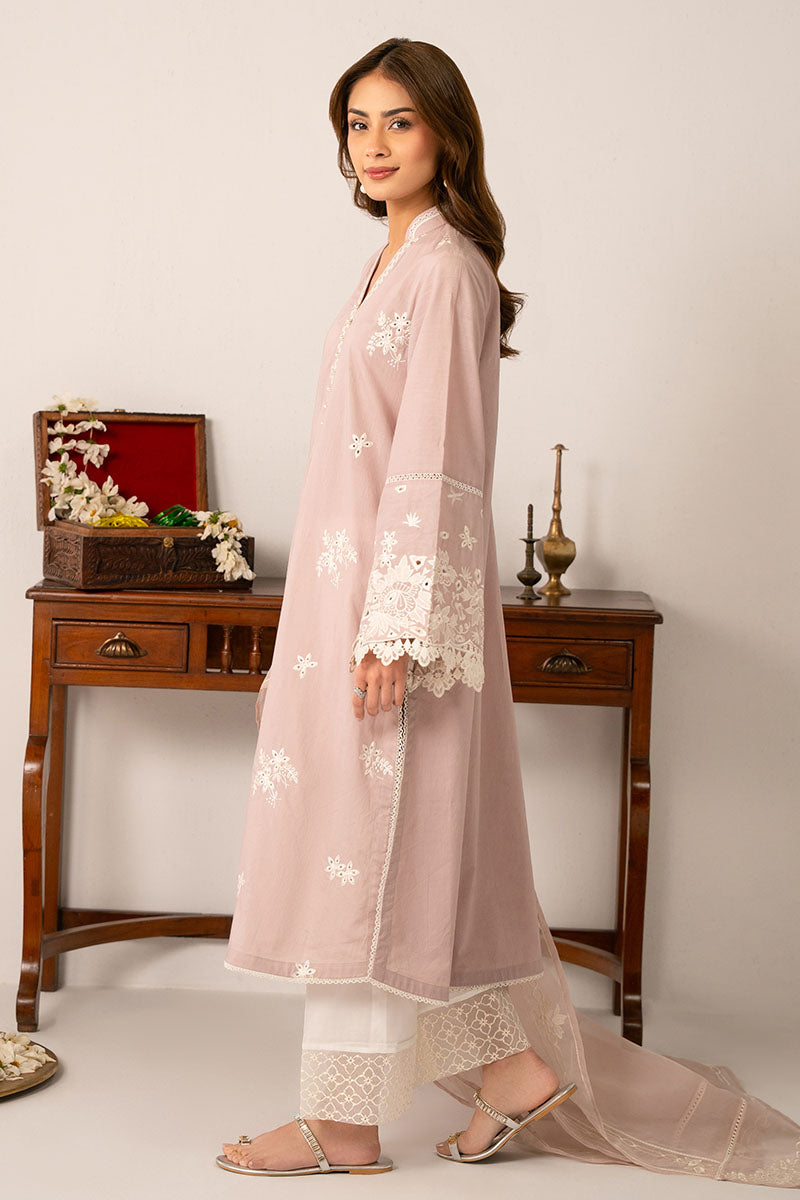 Elegant Burnished Mellow 2-Piece Set (Shirt & Dupatta) - Perfect for Festive Occasions, Weddings & Cultural Events