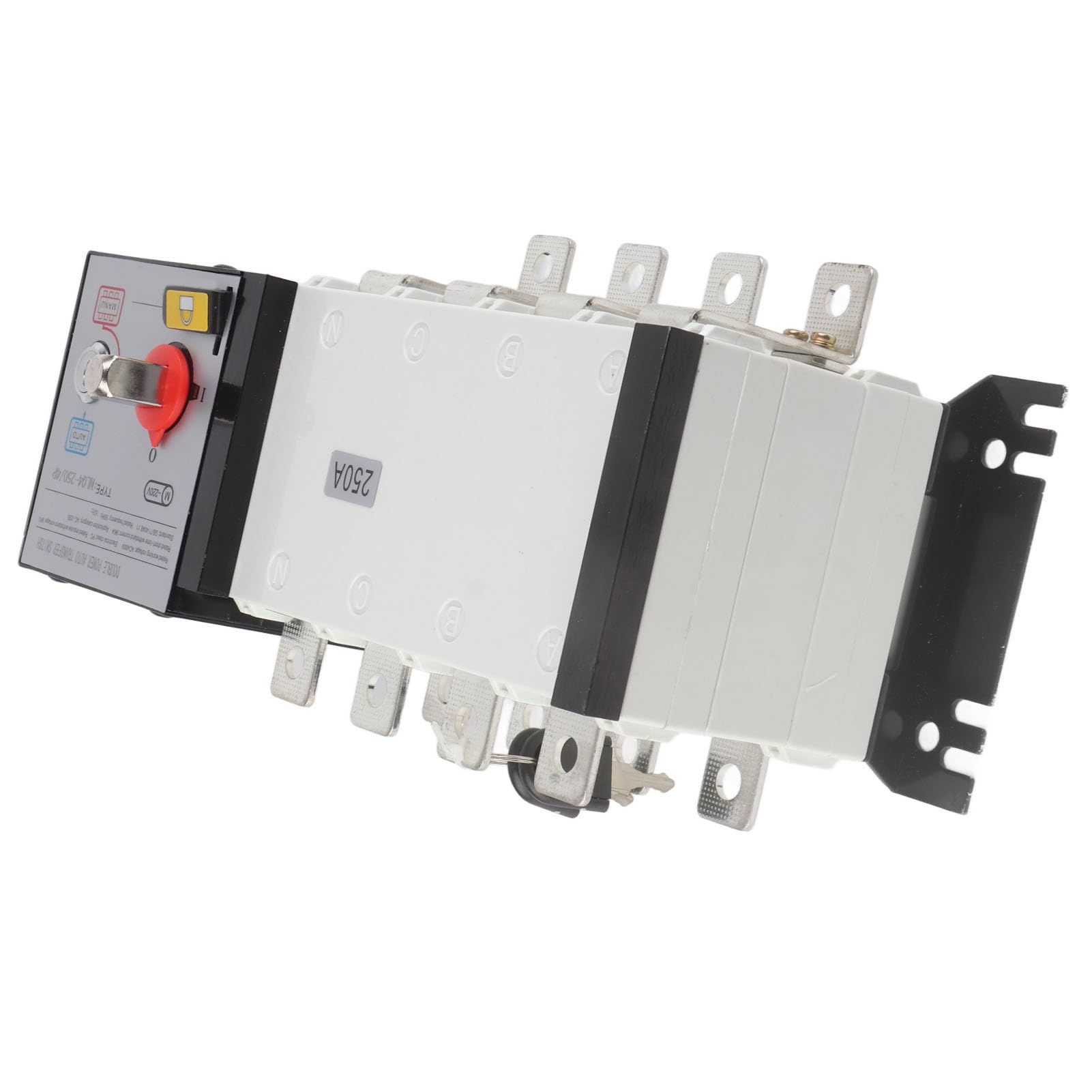 250A Automatic Transfer Switch AC400V 2 in 1 Out - Isolated Power Transfer Switch for Generator Backup | Home & Commercial Power Supply Solution