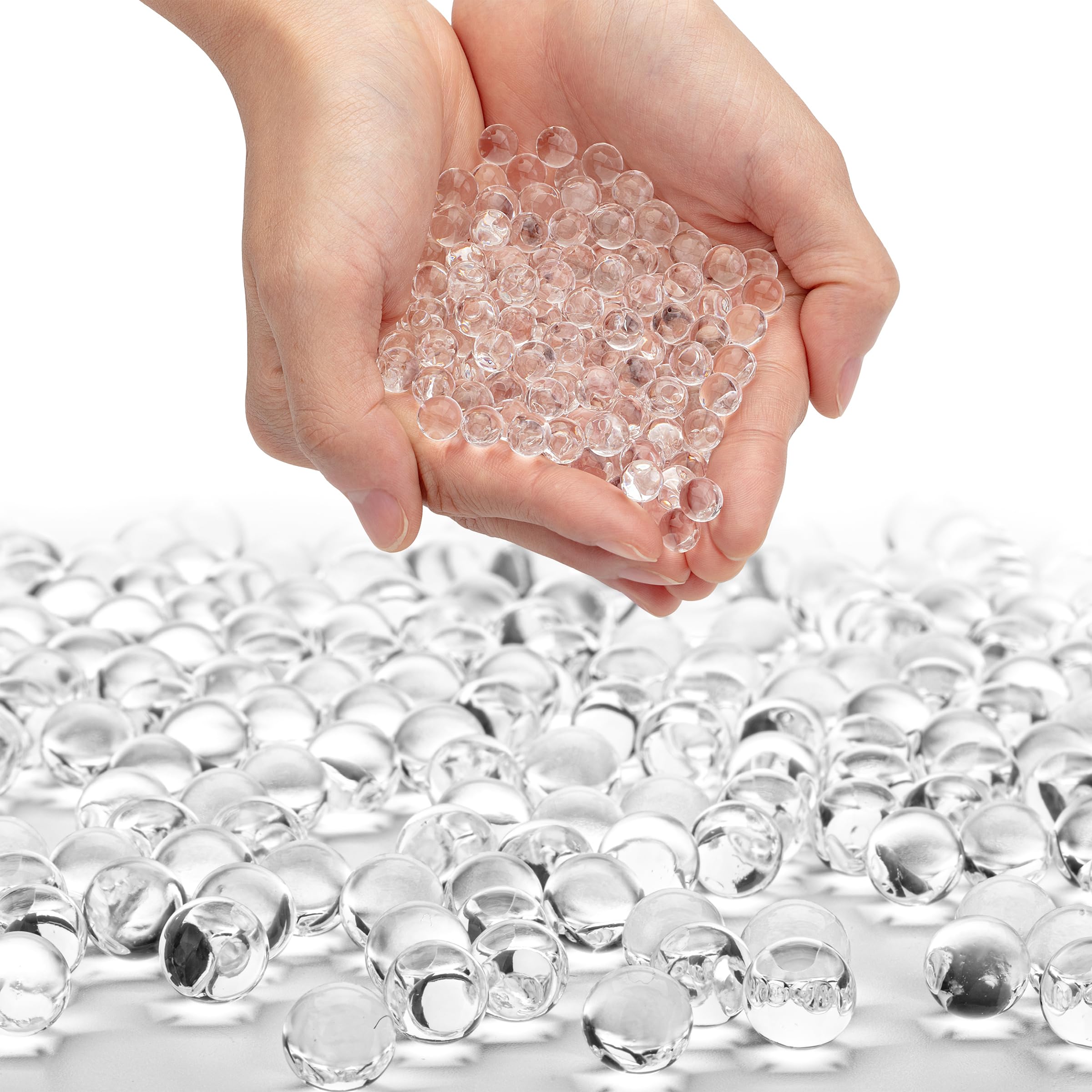 Mr. Pen Clear Water Beads - 20,000 Non-Toxic Water Gel Beads for Vases, Plants, Floral Arrangements & Sensory Play - Perfect for Home Decor, Weddings & Kids Activities