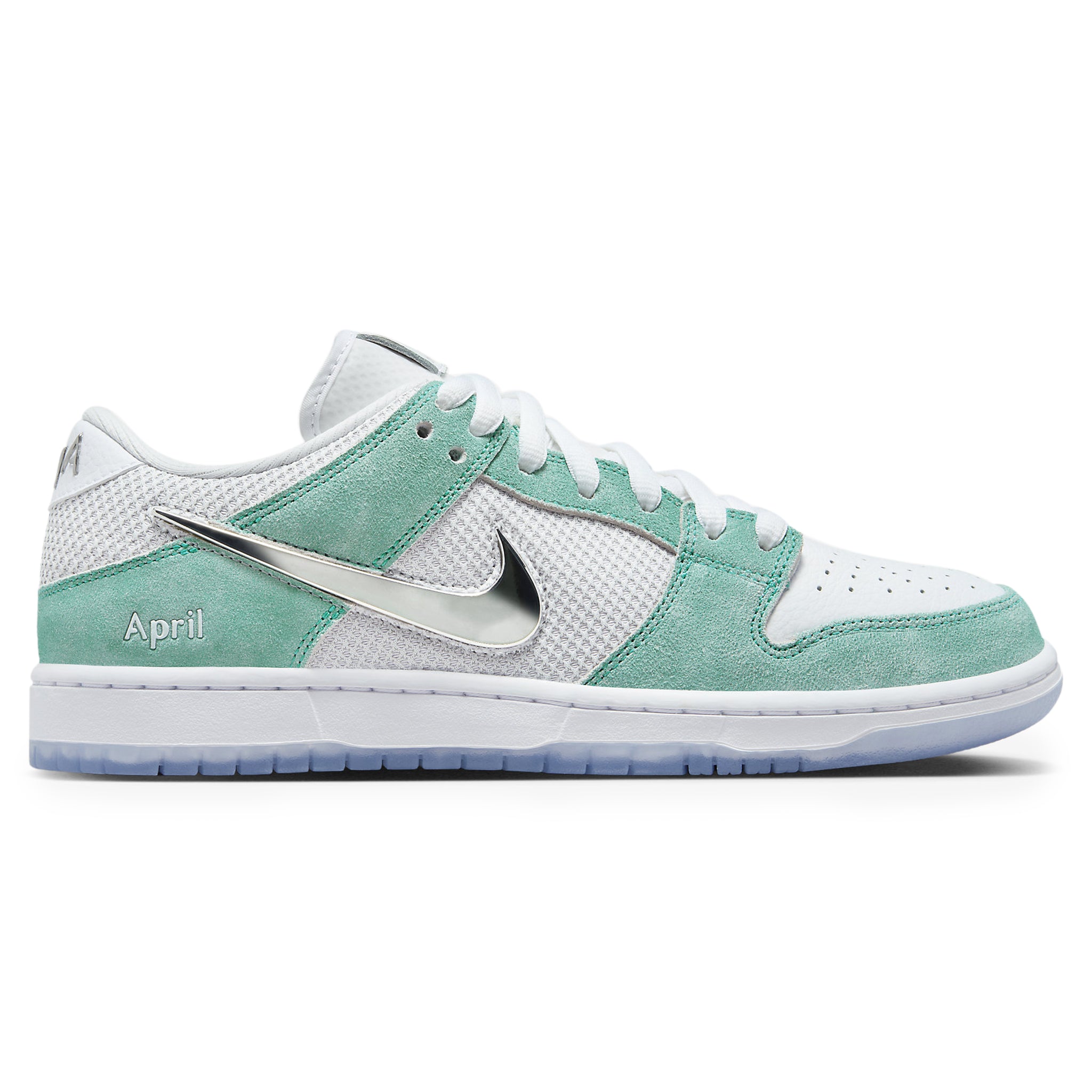 April Skateboards x Nike SB Dunk Low Turbo Green Skate Shoes - Limited Edition Sneakers for Streetwear & Skateboarding Enthusiasts - Perfect for Casual Wear, Skateboarding, and Sneaker Collecting