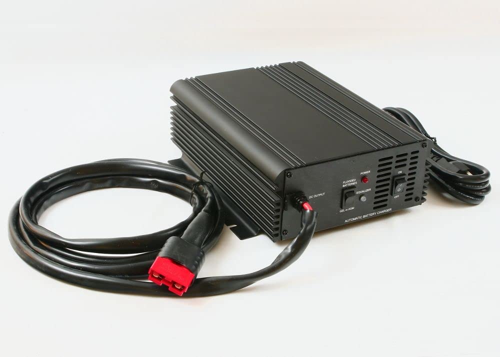 40510A 24V 12A Automatic Battery Charger for Cars, Trucks, Marine & RV - Fast Charging with Overcharge Protection | Ideal for Automotive, Boating & Camping Use