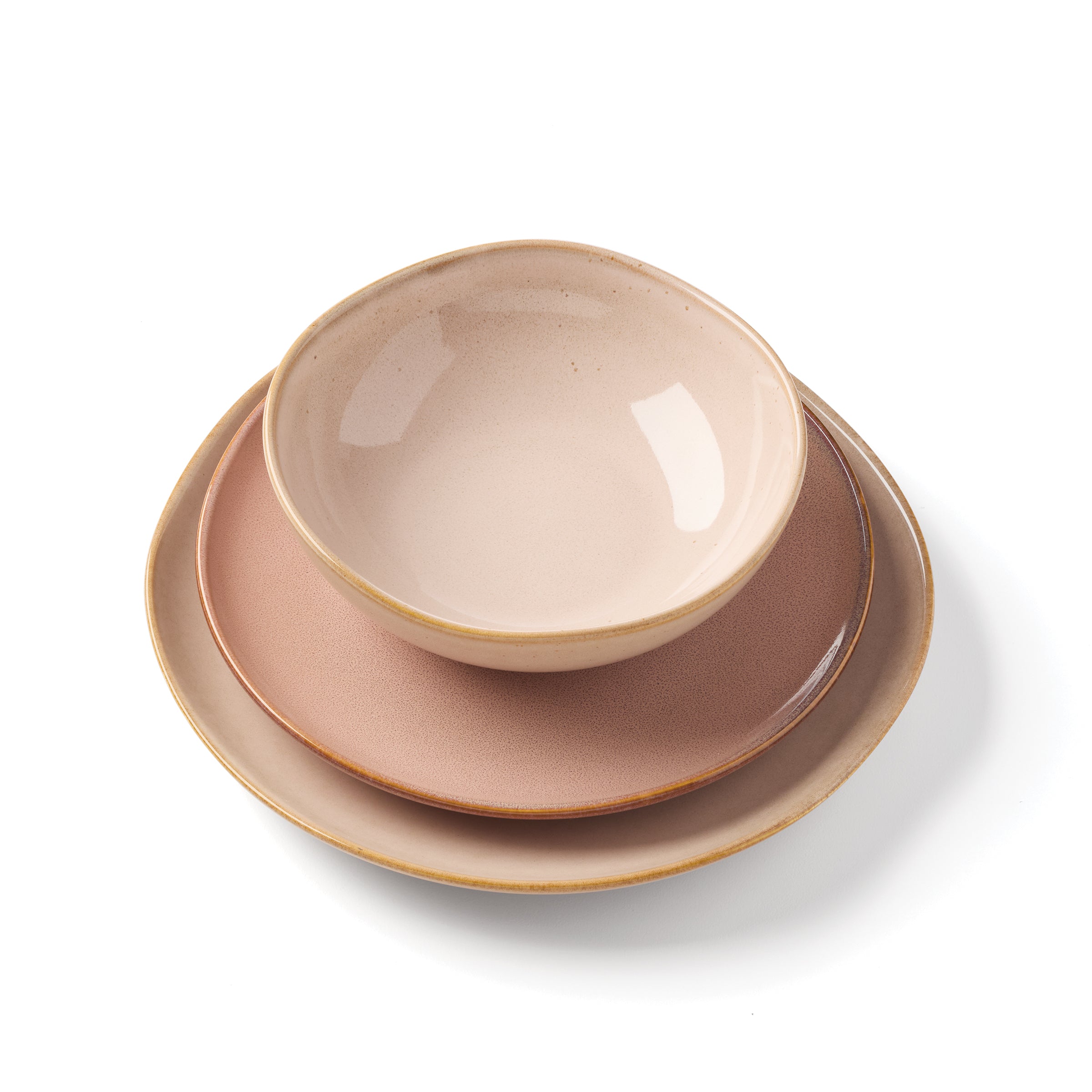 Premium Organic Clay 12-Piece Dinnerware Set - Eco-Friendly & Non-Toxic Tableware for Everyday Dining & Special Occasions