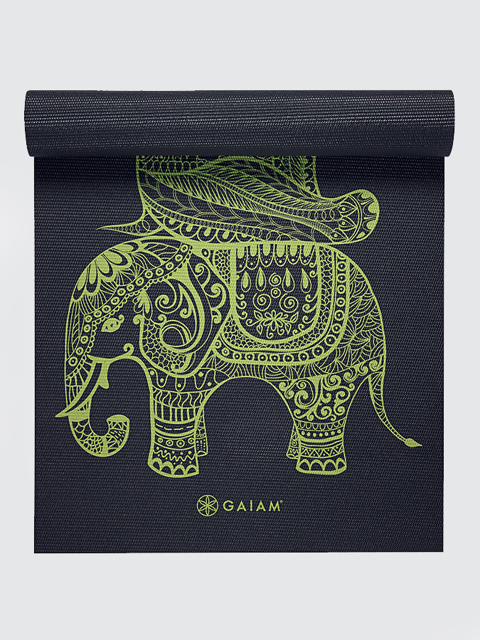 Gaiam Premium Tribal Wisdom Yoga Mat 6mm - Non-Slip Eco-Friendly Exercise Mat for Yoga, Pilates & Home Workouts - Perfect for Studios, Gyms & Outdoor Use