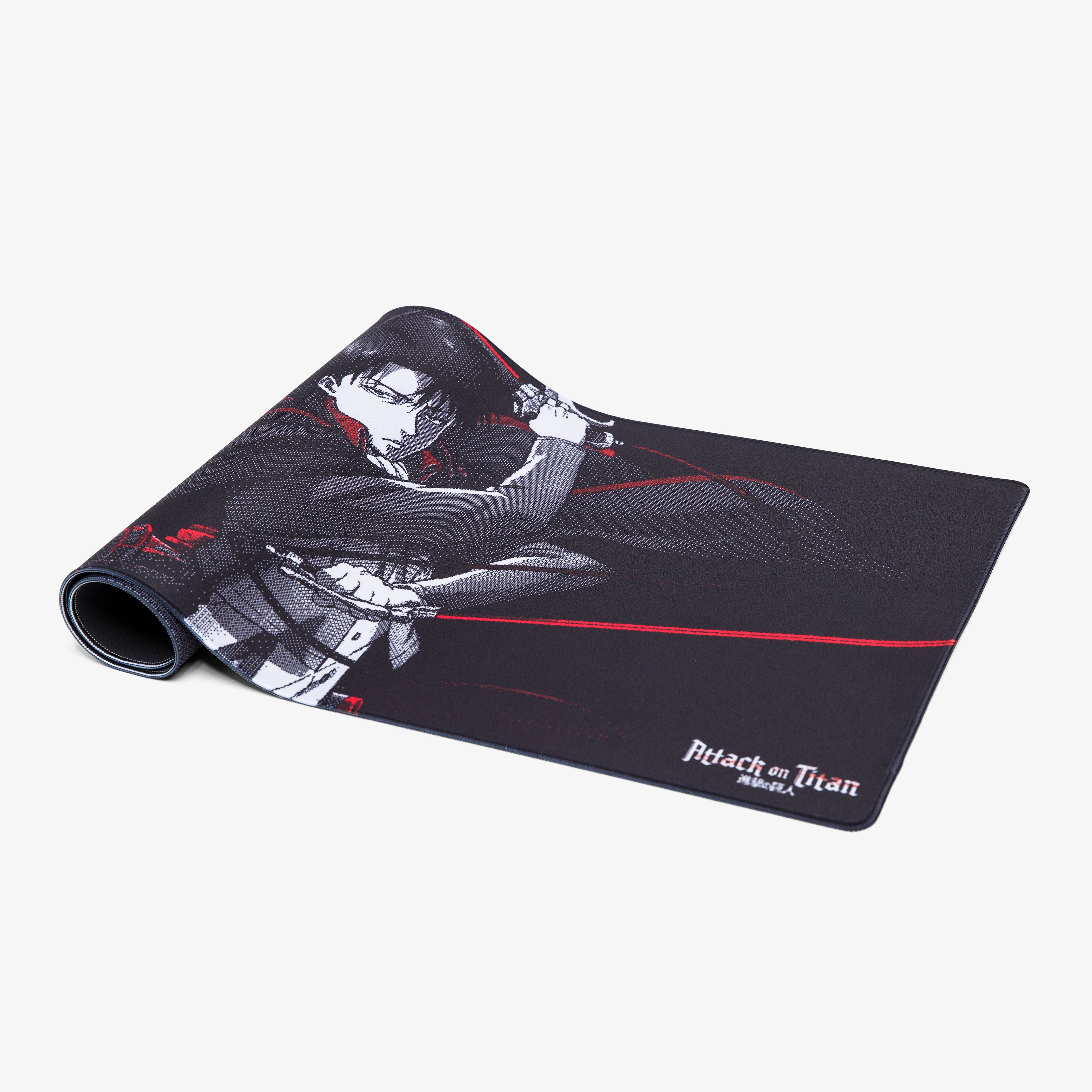 Attack on Titan x Higround Levi Mouse Pad - Anime Gaming Mousepad for PC & Laptop - Perfect for Gaming, Office & Anime Fans