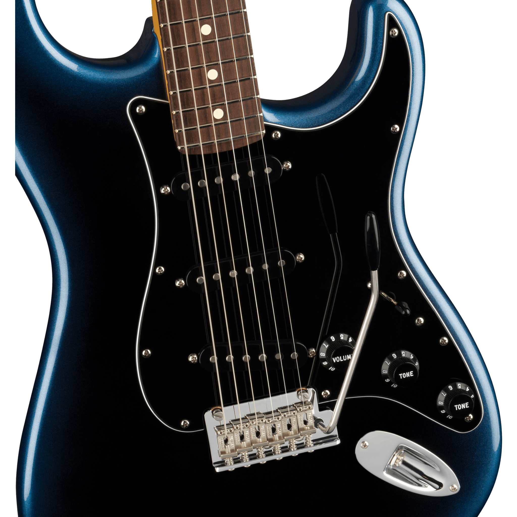 Fender American Professional II Stratocaster Electric Guitar - Dark Night Finish | Premium Quality for Professional Musicians & Stage Performances