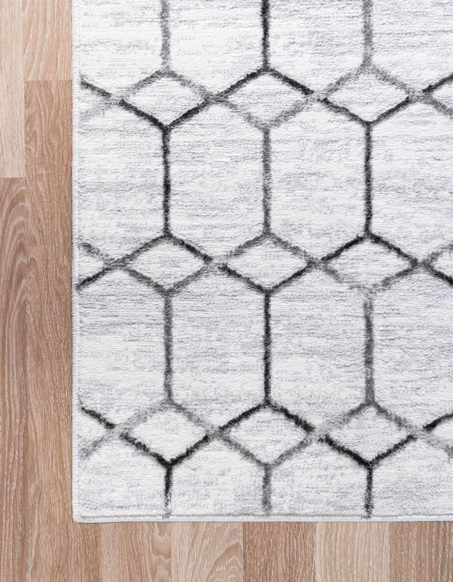 Unique Loom Matrix Trellis Collection Area Rug - 9'10