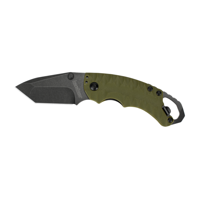 Kershaw Shuffle II Folding Pocket Knife - Olive/Blackwash Finish - EDC, Camping, Hiking & Outdoor Activities
