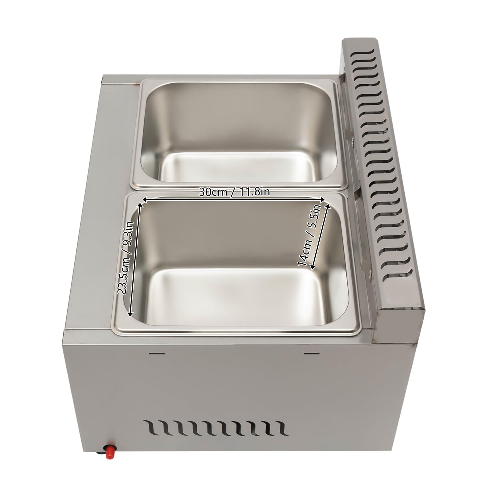 Commercial Propane & Natural Gas Deep Fryer - 2 Burner Stainless Steel Countertop LPG Fryer with 6L x 2 Tanks for French Fries, Chicken Wings - Perfect for Restaurants, Food Trucks & Home Kitchens (US Stock) - Outdoor Cooking, Catering Events & Backyard Parties