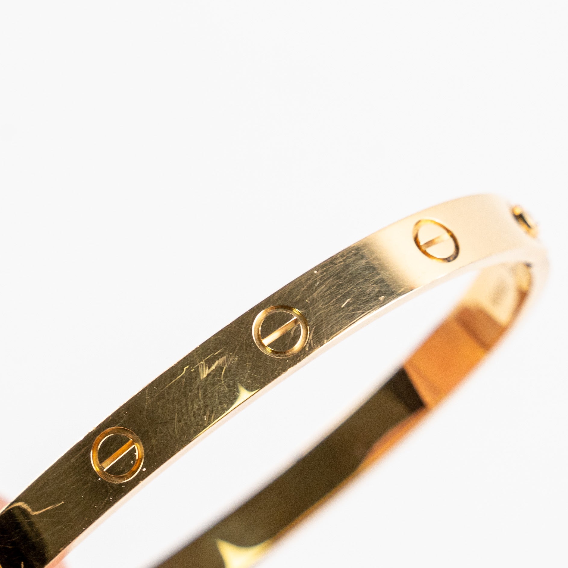 Cartier Love Bracelet 18K Yellow Gold Size 19 - Luxury Jewelry for Women, Anniversary & Valentine's Day Gift