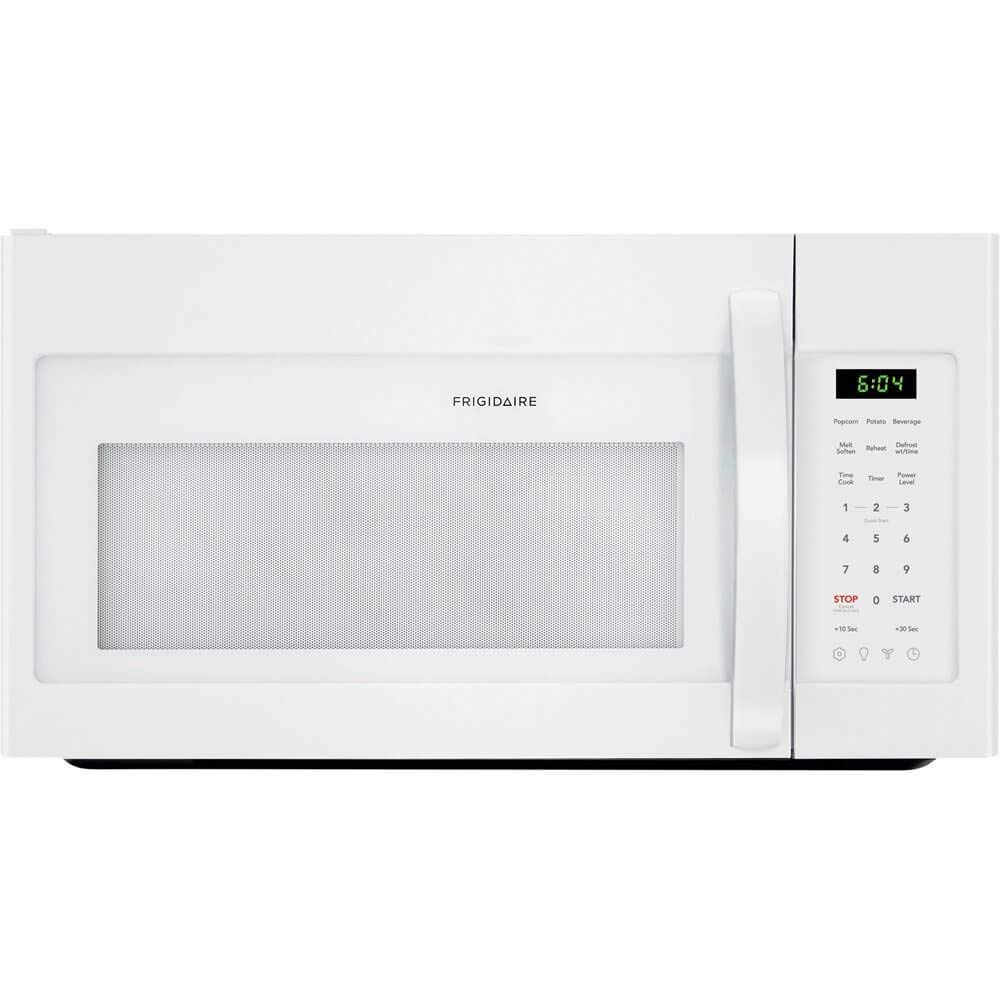 1.8 Cu. Ft. Compact White Microwave Oven - Perfect for Small Kitchens, Dorms & Office Spaces