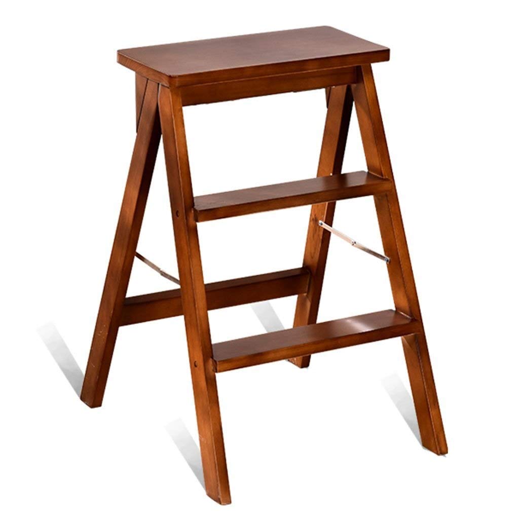 Multi-Purpose Kitchen Step Stool with Foldable Design - Portable Ladder Stool for Home, Cooking, and Bathroom Use - Non-Slip Safety Step Stool for Kids and Adults - Space Saving Storage Solution