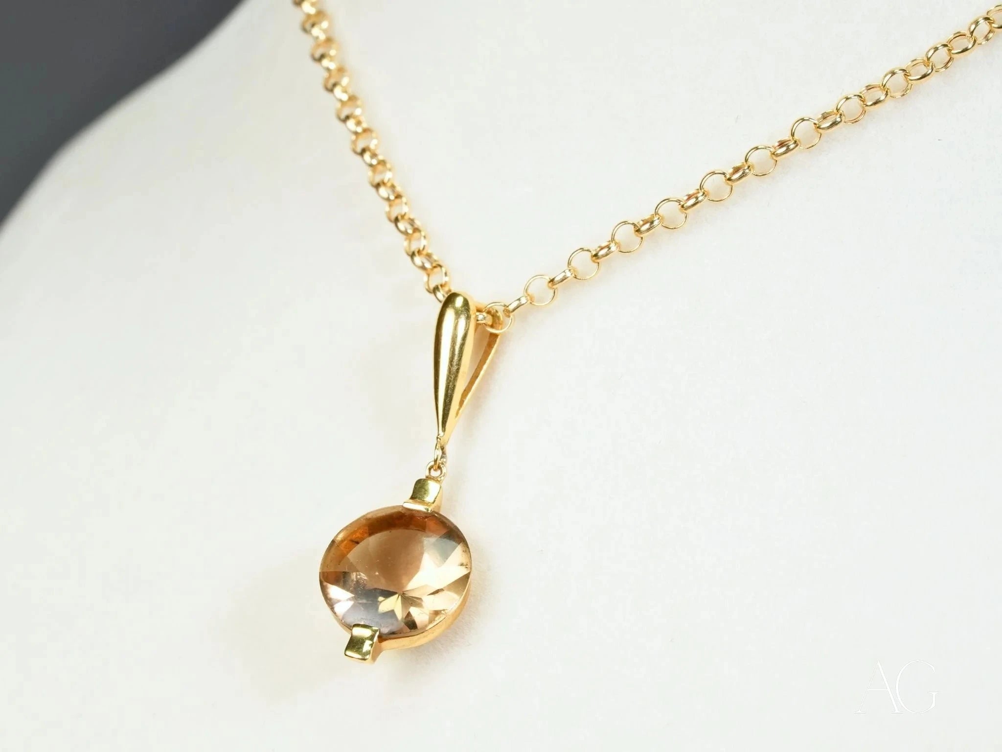 Smoked Crystal Luxe Pendant Necklace - Elegant Bohemian Jewelry for Women, Perfect for Parties, Weddings & Everyday Wear