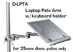 Adjustable Rolling Laptop Stand Desk - 24