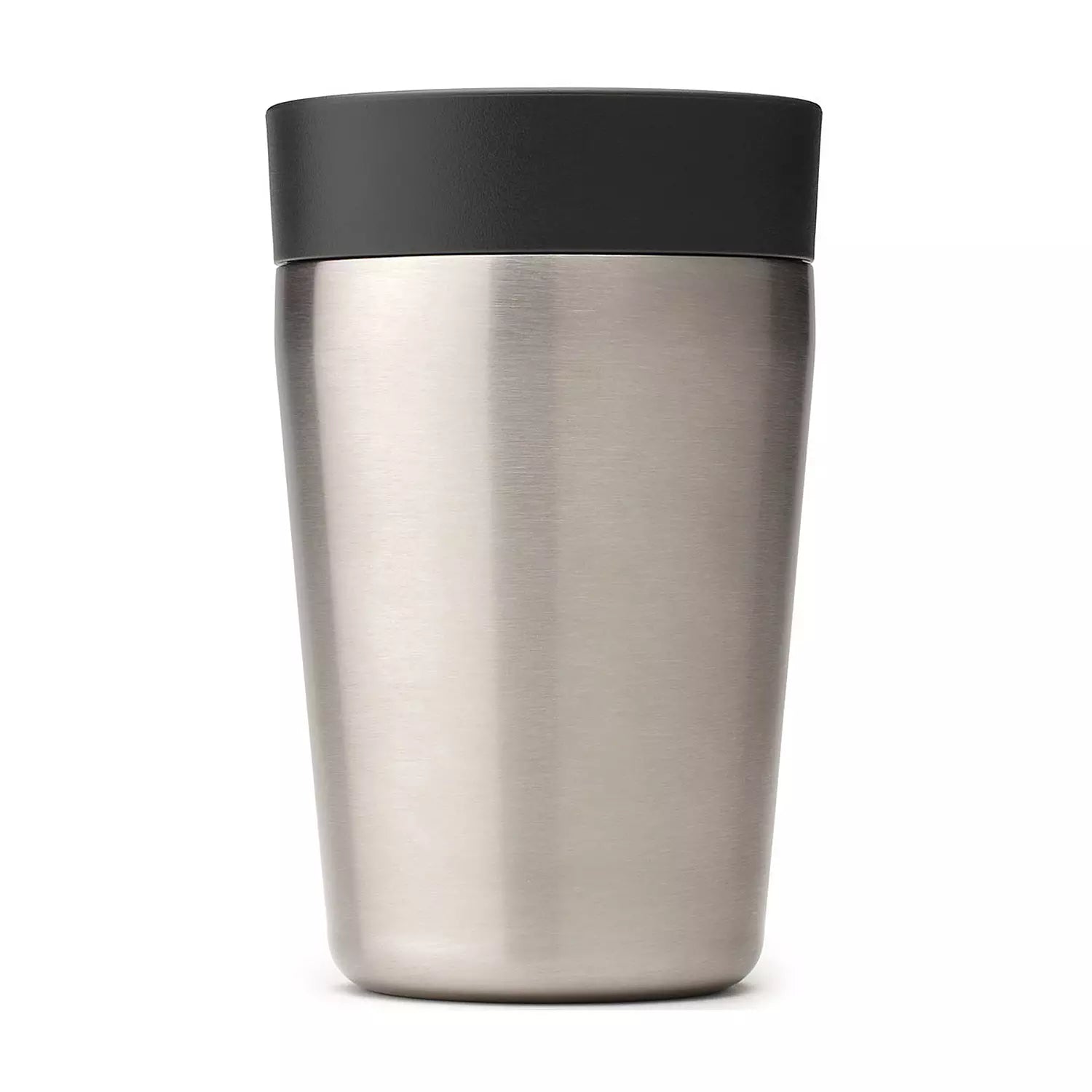 Insulated Stainless Steel Travel Cup 0.2L (7oz) - Dark Grey - Keep Drinks Hot or Cold for Hours - Perfect for Coffee, Tea, and Water on the Go