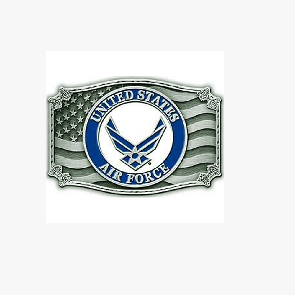 Buckle USAF Symbol III - Military Style Belt Buckle for Men & Women | Durable Metal Accessory for Jeans, Pants & Uniforms | Perfect for Patriotic Fashion & Air Force Enthusiasts