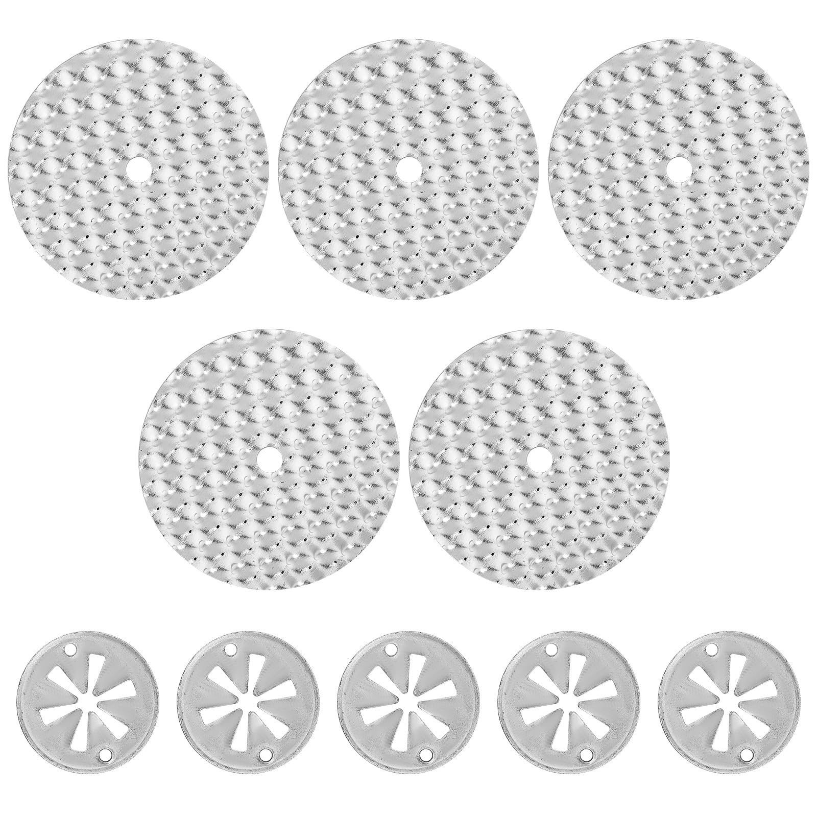 10pcs Car Exhaust Heat Shield Repair Kit - Compatible with VW Skoda (OE 6715468, N90335004) - Heat Protection Clamp Plate for Automotive Repair - Perfect for DIY Mechanics & Professional Garage Use