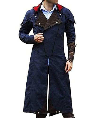 Assassin's Creed Syndicate Jacob Frye Leather Trench Coat - Premium Gaming Cosplay Costume for Halloween, Comic Con & Role Playing