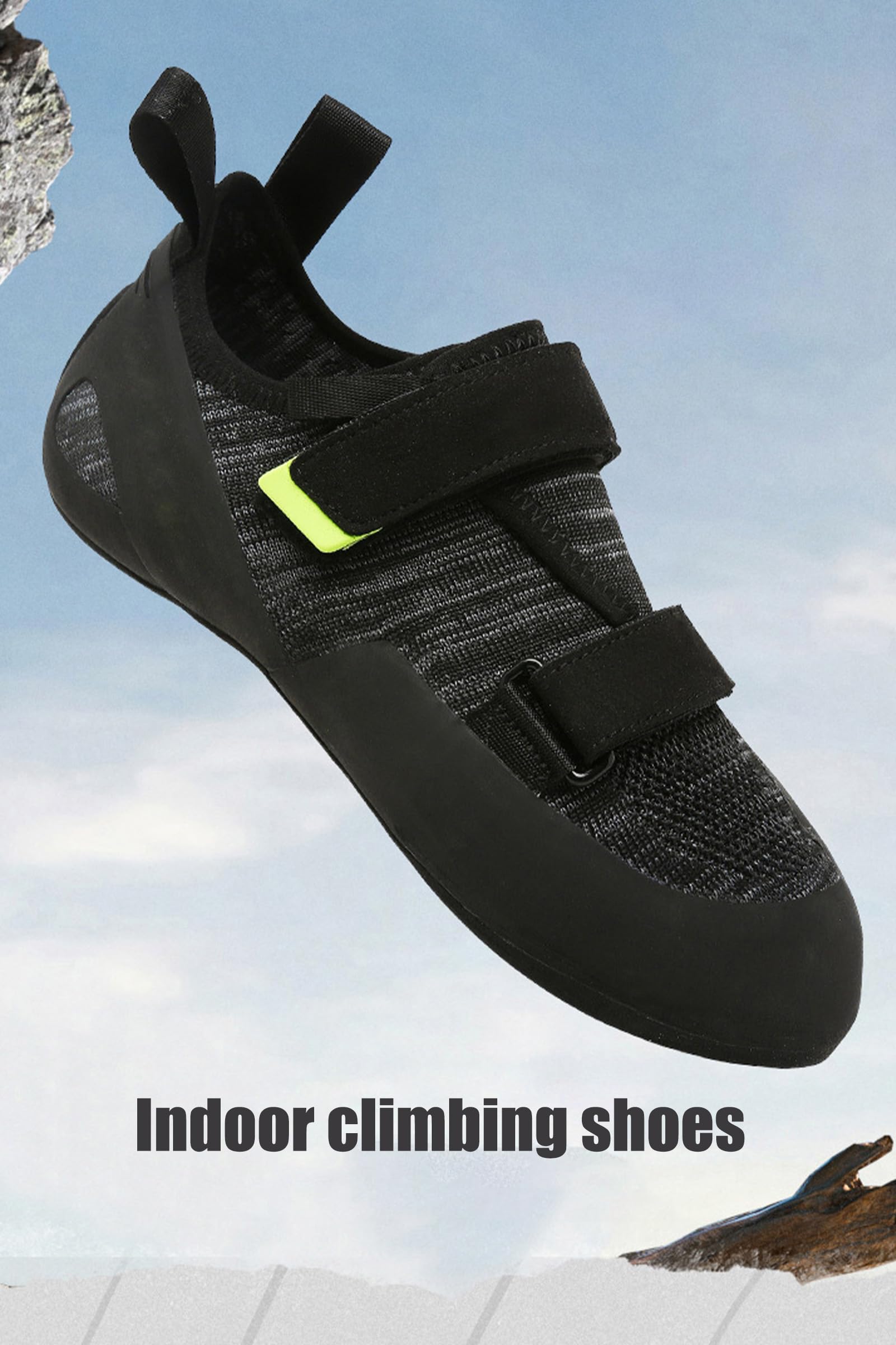 Kervaky Men's Climbing Shoes - Non-Slip, Lightweight & Breathable Rock Climbing Shoes for Indoor Training & Outdoor Bouldering | Perfect for Gym Climbing, Sport Climbing and Mountain Adventures