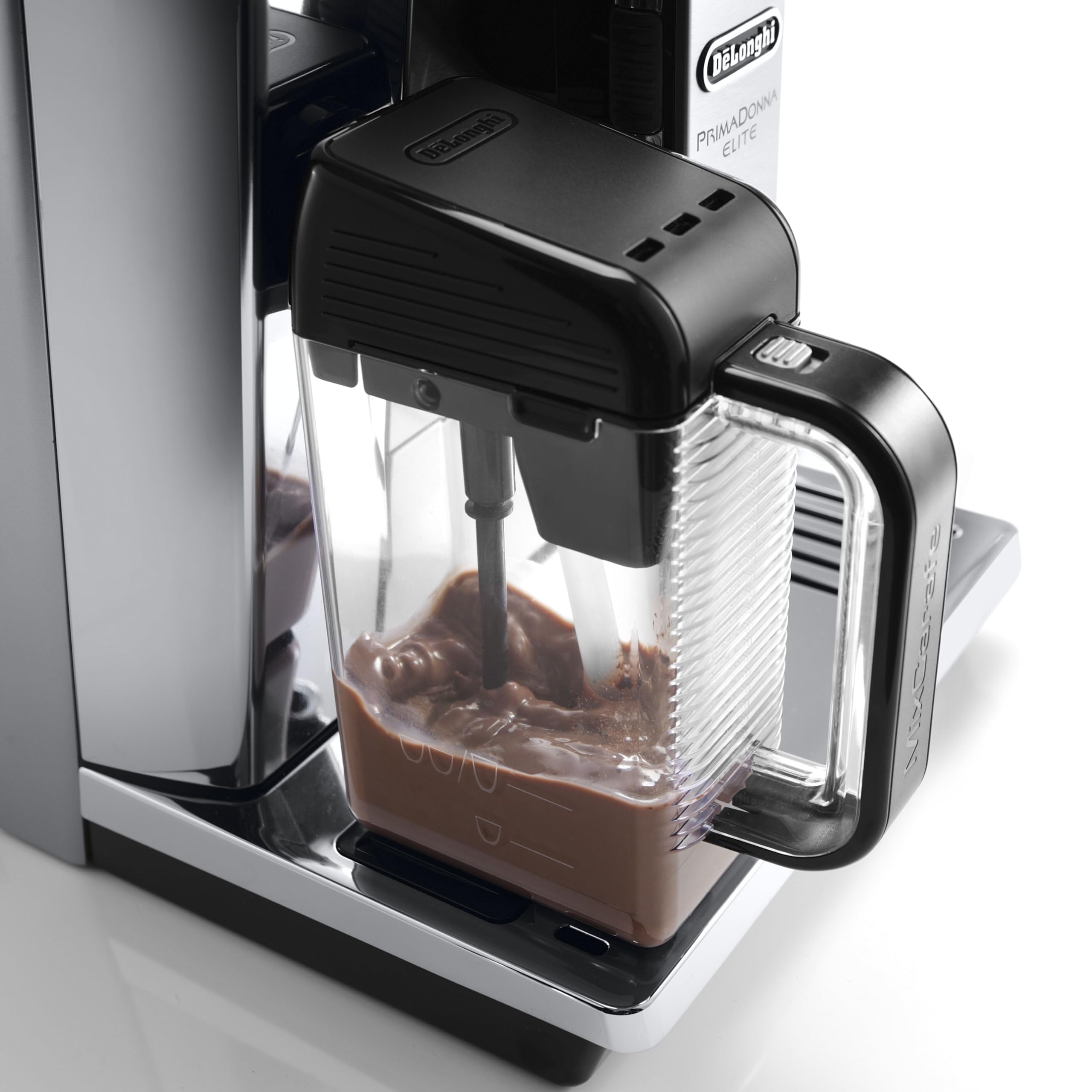 De'Longhi PrimaDonna Elite Experience ECAM650.85.MS Automatic Coffee Machine - 1L Stainless Steel Espresso & Cappuccino Maker with Silver Metal Finish | Perfect for Home, Office & Coffee Shops