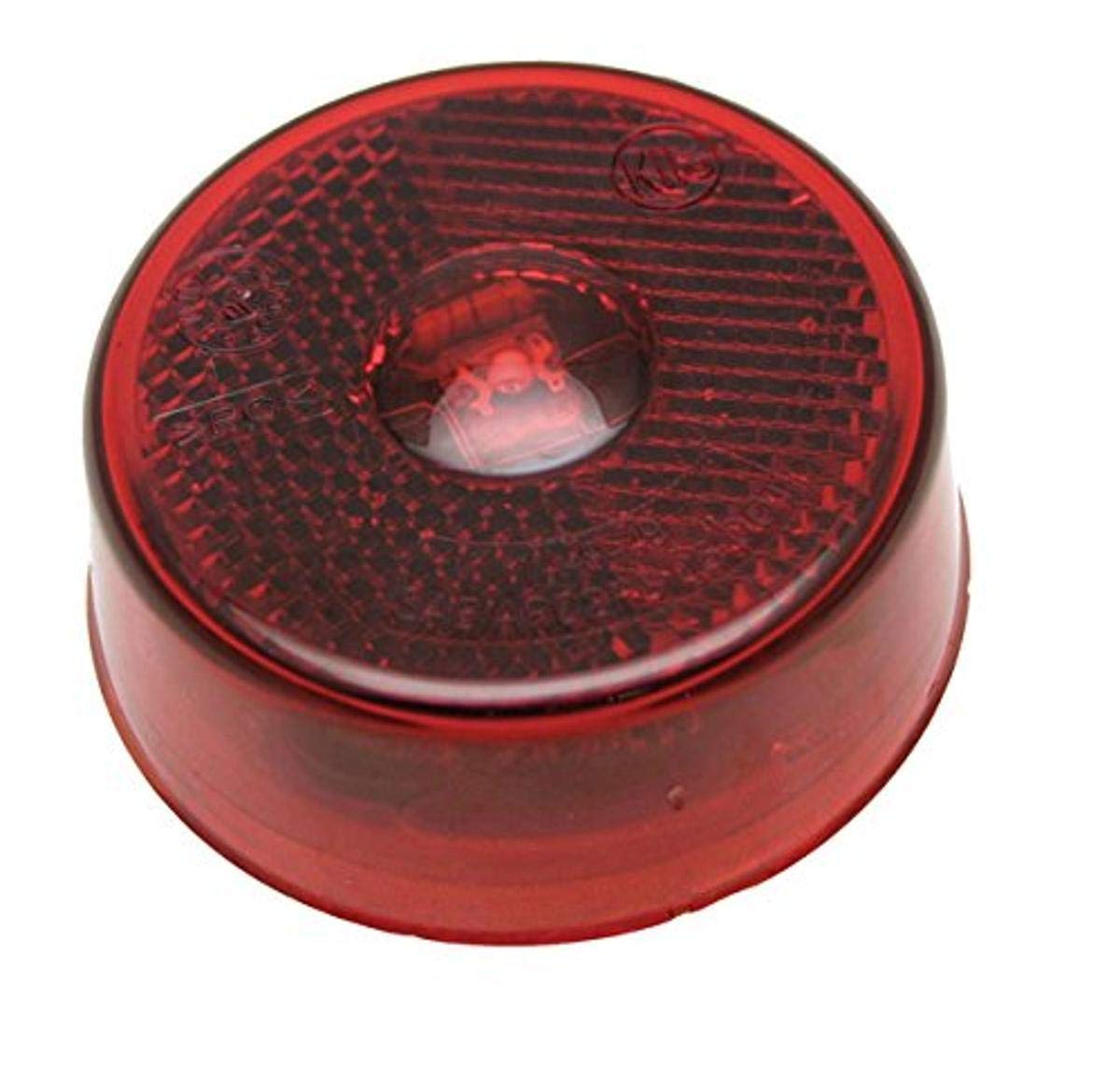Kaper II 1A-S-49R Red LED Marker Light & Clearance Light - Heavy Duty Truck Trailer Safety Lighting for Night Driving & Road Visibility