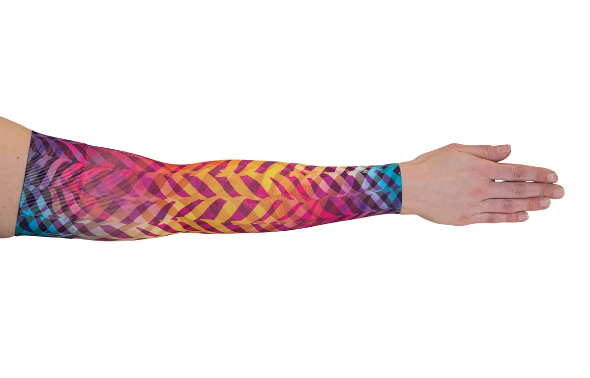 Chroma Medical Graduated Compression Arm Sleeve for Lymphedema Relief - Breathable & Supportive Arm Sleeves for Swelling, Post-Surgery Recovery & Athletic Performance - Ideal for Nurses, Athletes & Lymphedema Patients