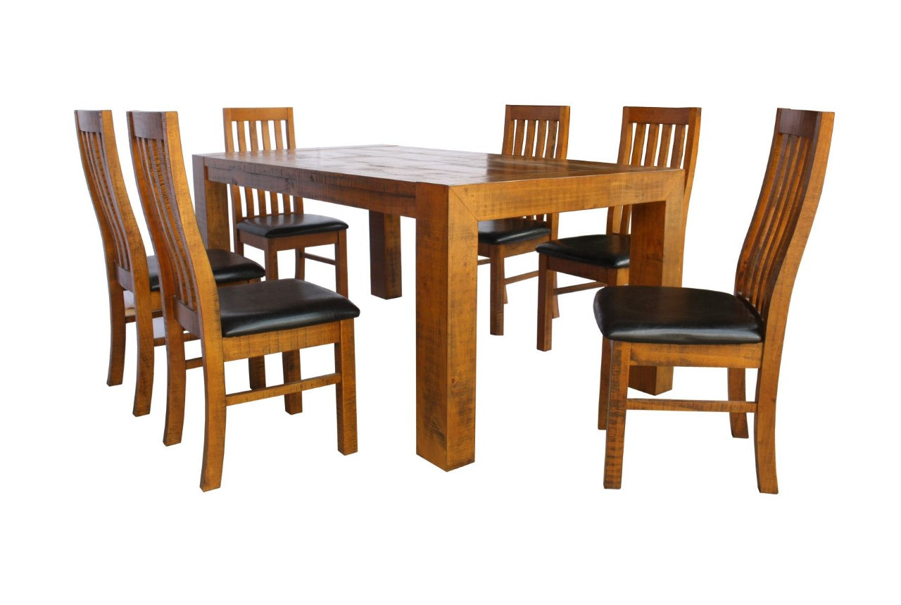 Woodgate Dining Suite Set - Elegant Wooden Dining Table & Chairs for Home & Restaurant - Perfect for Family Gatherings & Entertaining Guests