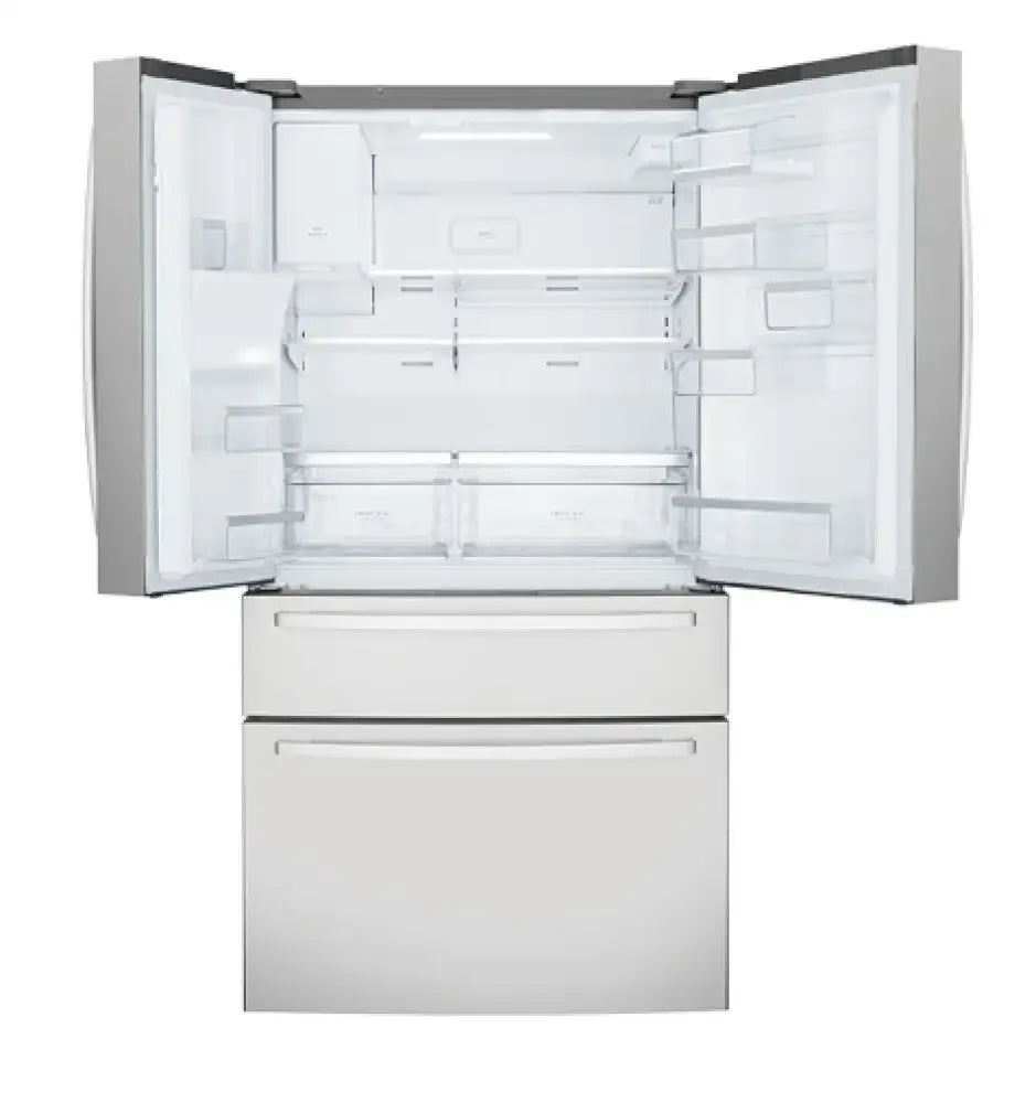 Westinghouse WHE6874SA 609L Stainless Steel French Door Refrigerator - Energy Efficient Large Capacity Fridge for Modern Kitchen & Open Floor Plans