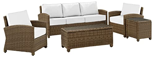 Brown With Sunbrella White Cushions
