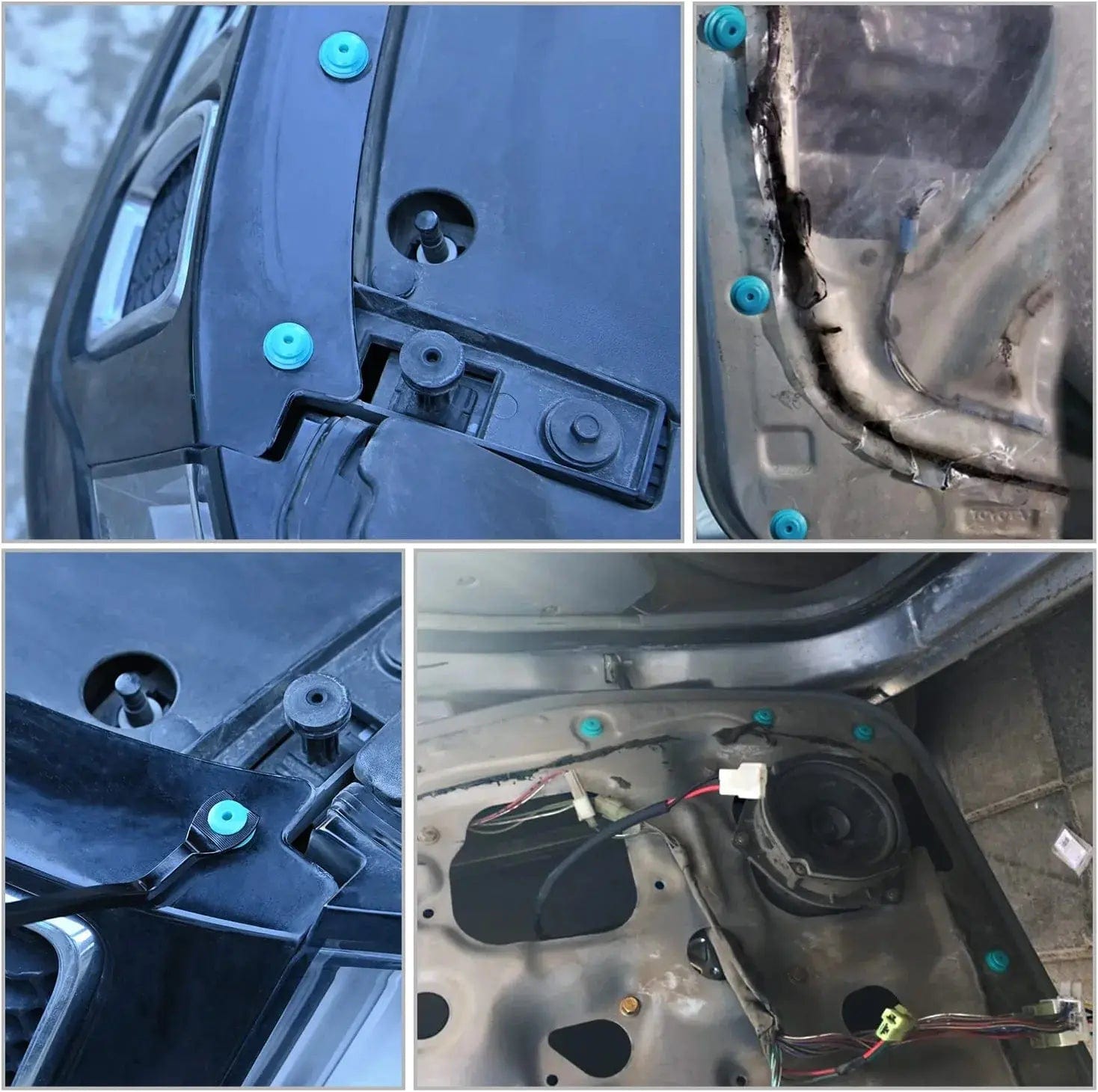 40 Pcs 9mm Hole Trim Door Panel Retainer Clips - Compatible with Toyota Corolla Camry Sequoia Tundra Tacoma - Replaces 90467-10188 & 90467-A0005 - Perfect for Car Interior Repair and Maintenance