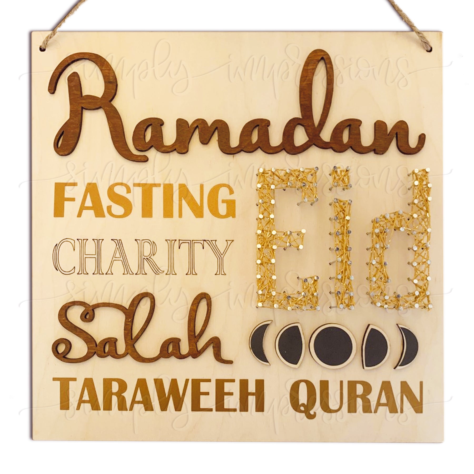 Ramadan Eid DIY Craft Kit - Islamic Holiday Decoration & Gift Making Supplies for Kids & Adults - Perfect for Home, School & Mosque Celebrations