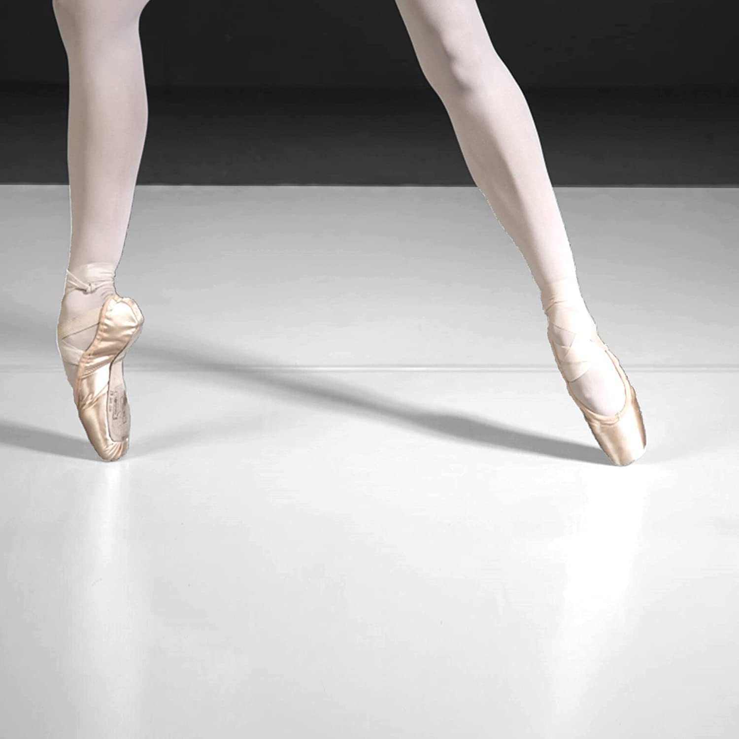 1.2mm Thick Reversible Low-Reflection Vinyl Marley Dance Floor Roll - Ideal for Practice, Performance, and Studio Use