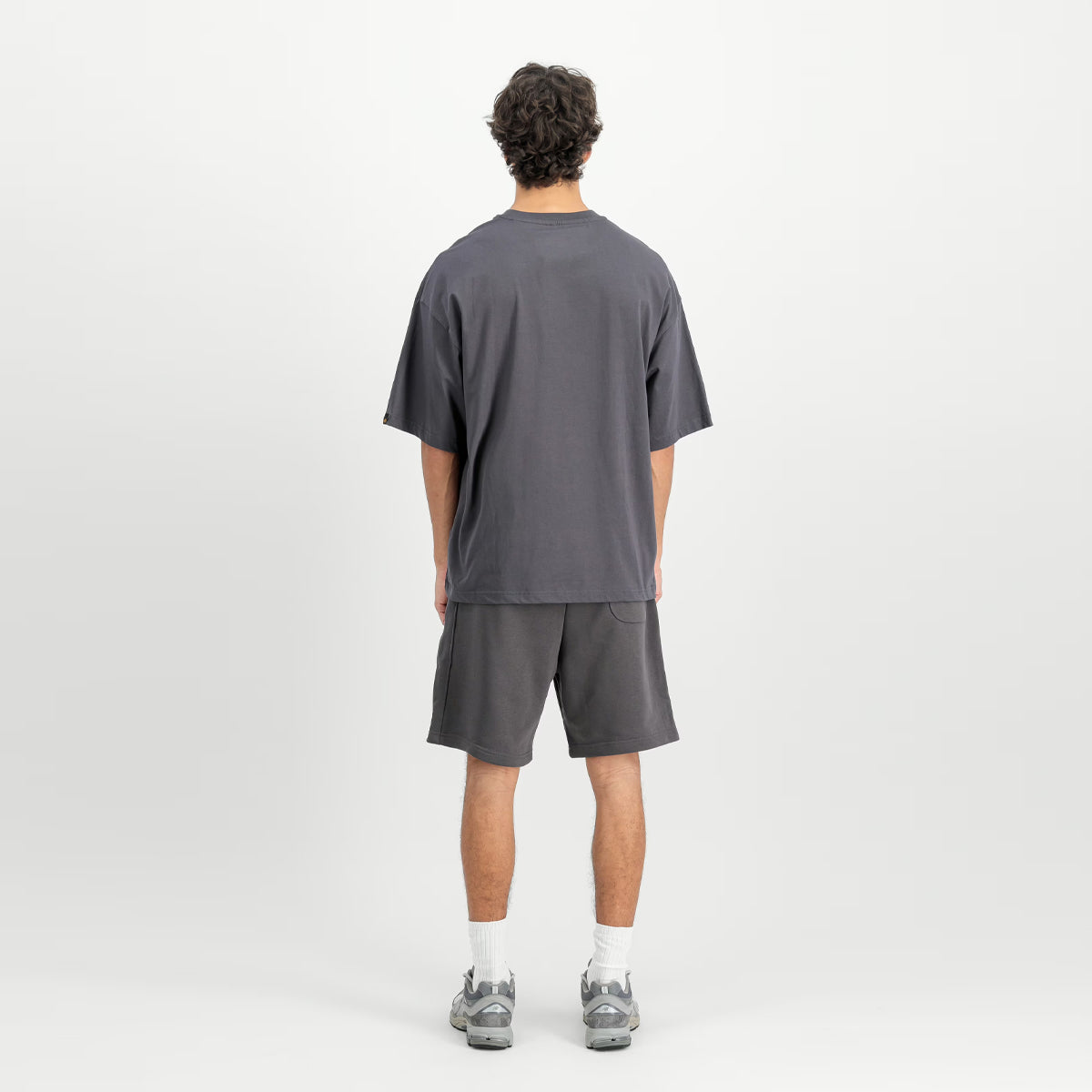 Alpha Industries Studio Edition Vintage Grey T-Shirt for Men | Retro Cotton Tee | X156550 | Casual Streetwear & Everyday Wear