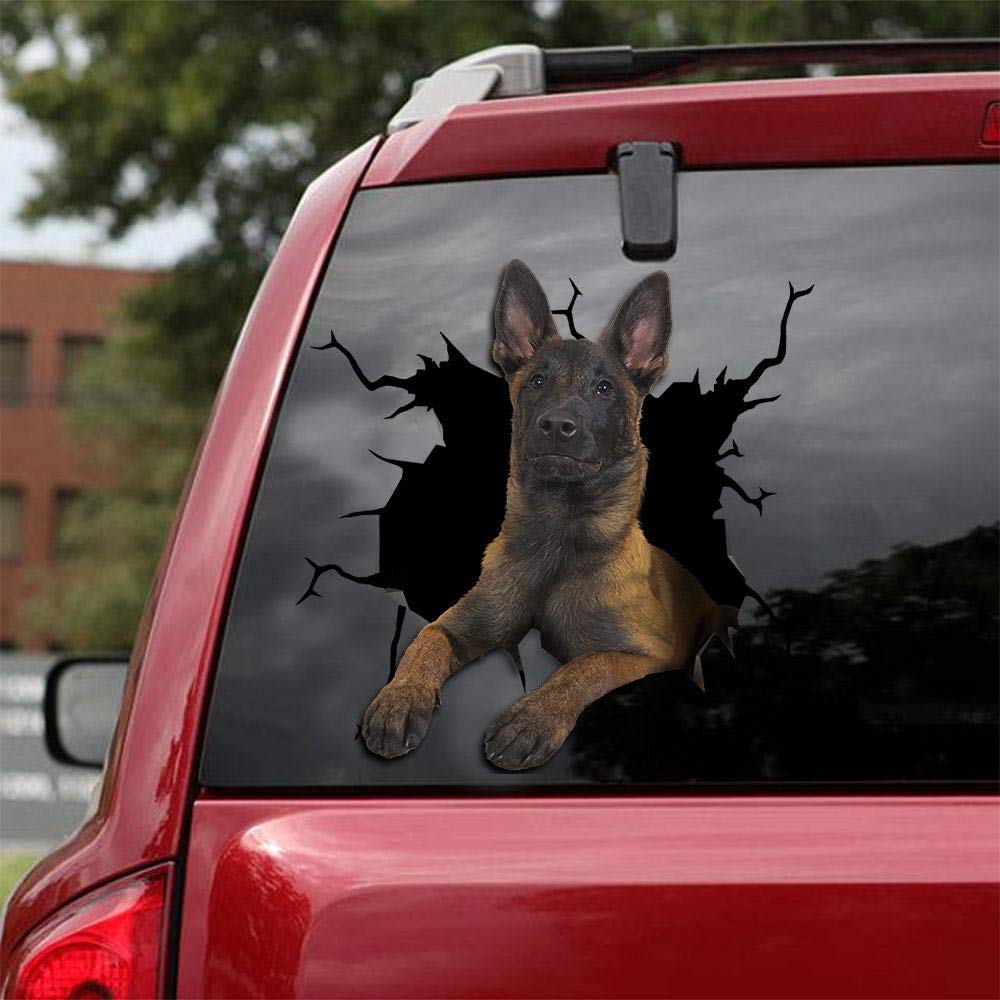 Belgian Malinois Car Decals Pack of 2 - 10