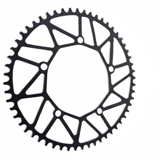 VGEBY1 Bike Chain Wheel - 50/52/54/56/58T 130BCD Single Speed Chainring for Road & Mountain Bikes - Durable Replacement for Cycling & Commuting
