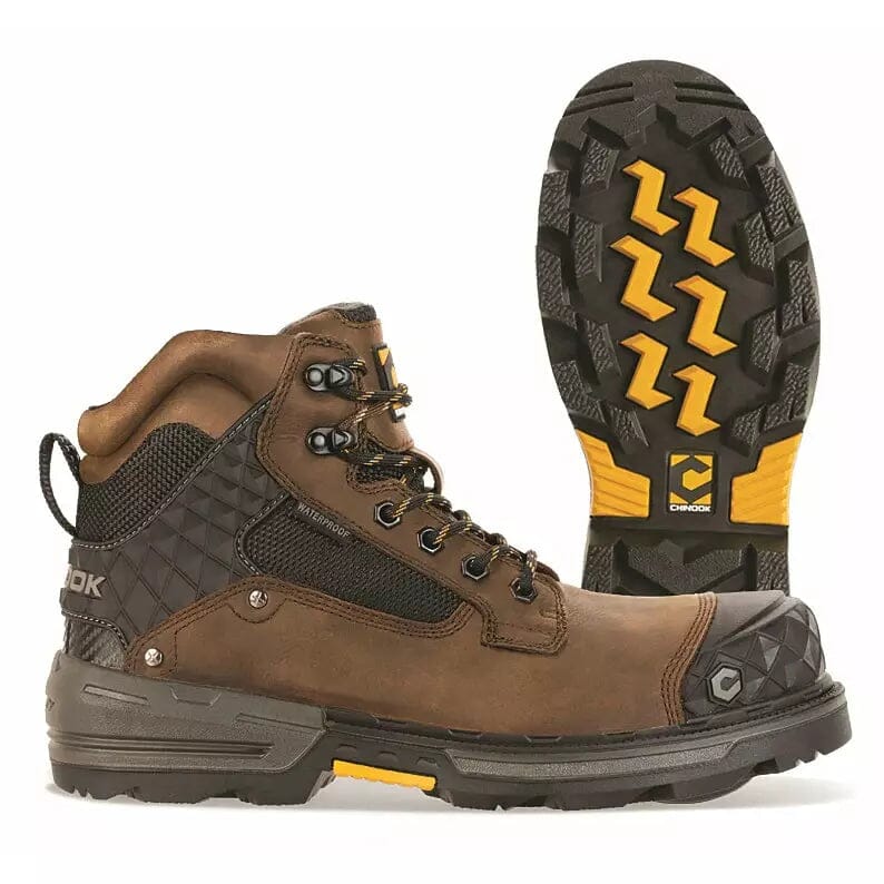 Chinook Pallet Jack C/T Waterproof Work Boots for Men - Medium & X-Wide Sizes - Durable Safety Footwear for Warehouse, Construction & Outdoor Work