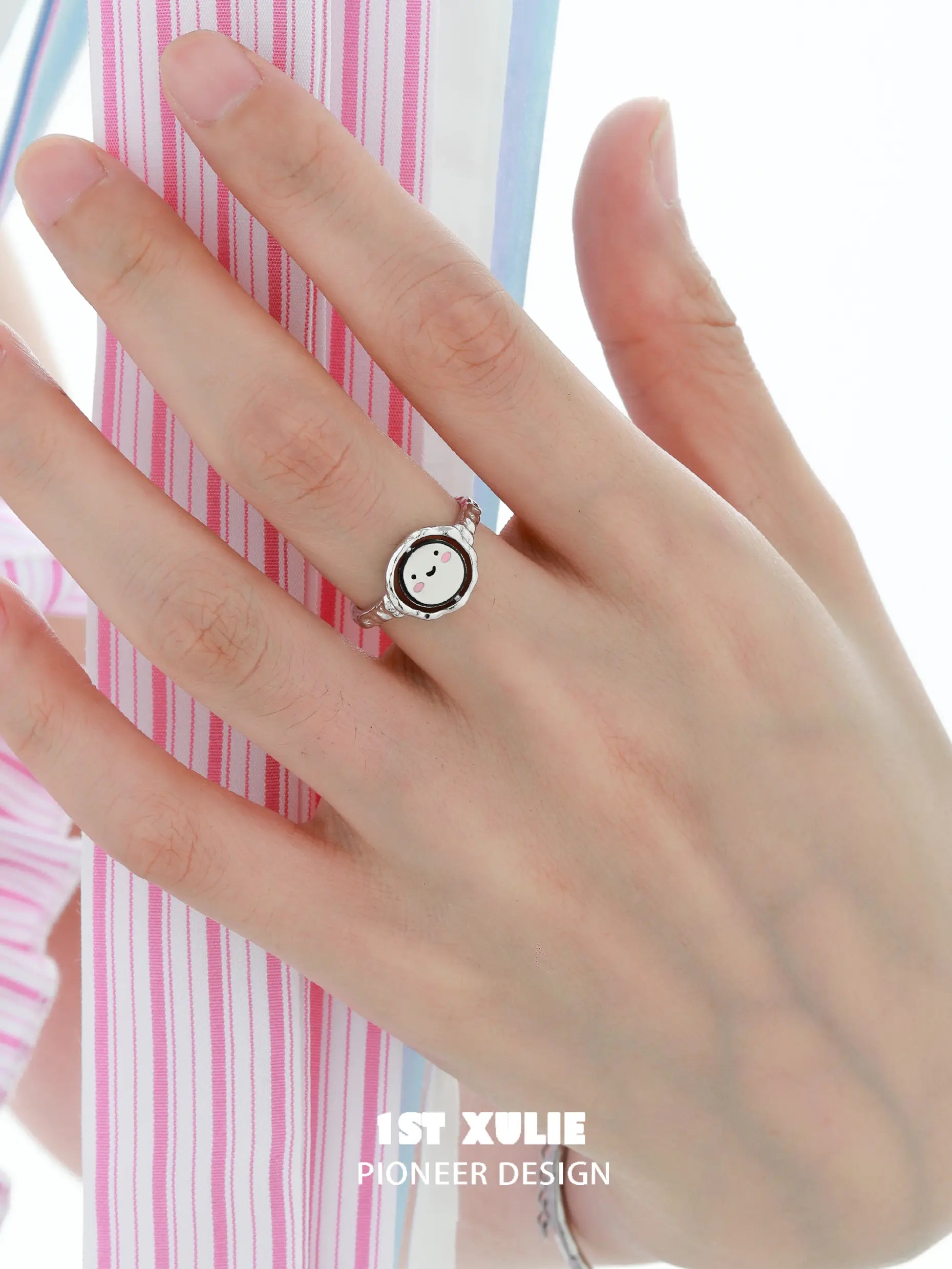 925 Sterling Silver Broken Heart Adjustable Open Ring - Mood Diary™ | Perfect for Gifts, Self-Expression & Emotional Healing Jewelry