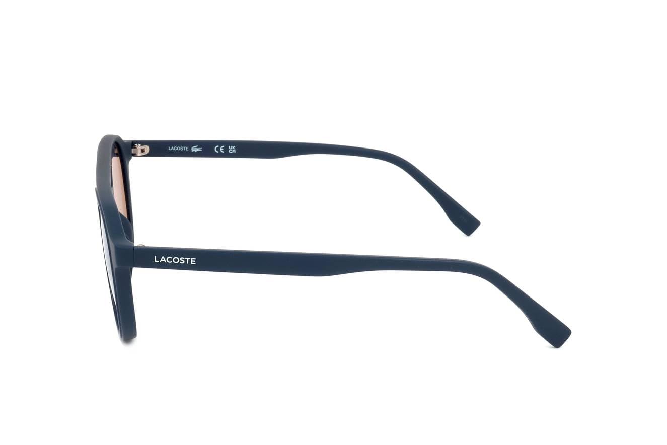 LACOSTE L 881 S 414 Blue Polarized Sunglasses for Men & Women - UV Protection, Fashion Aviator Style - Perfect for Driving, Beach & Outdoor Activities