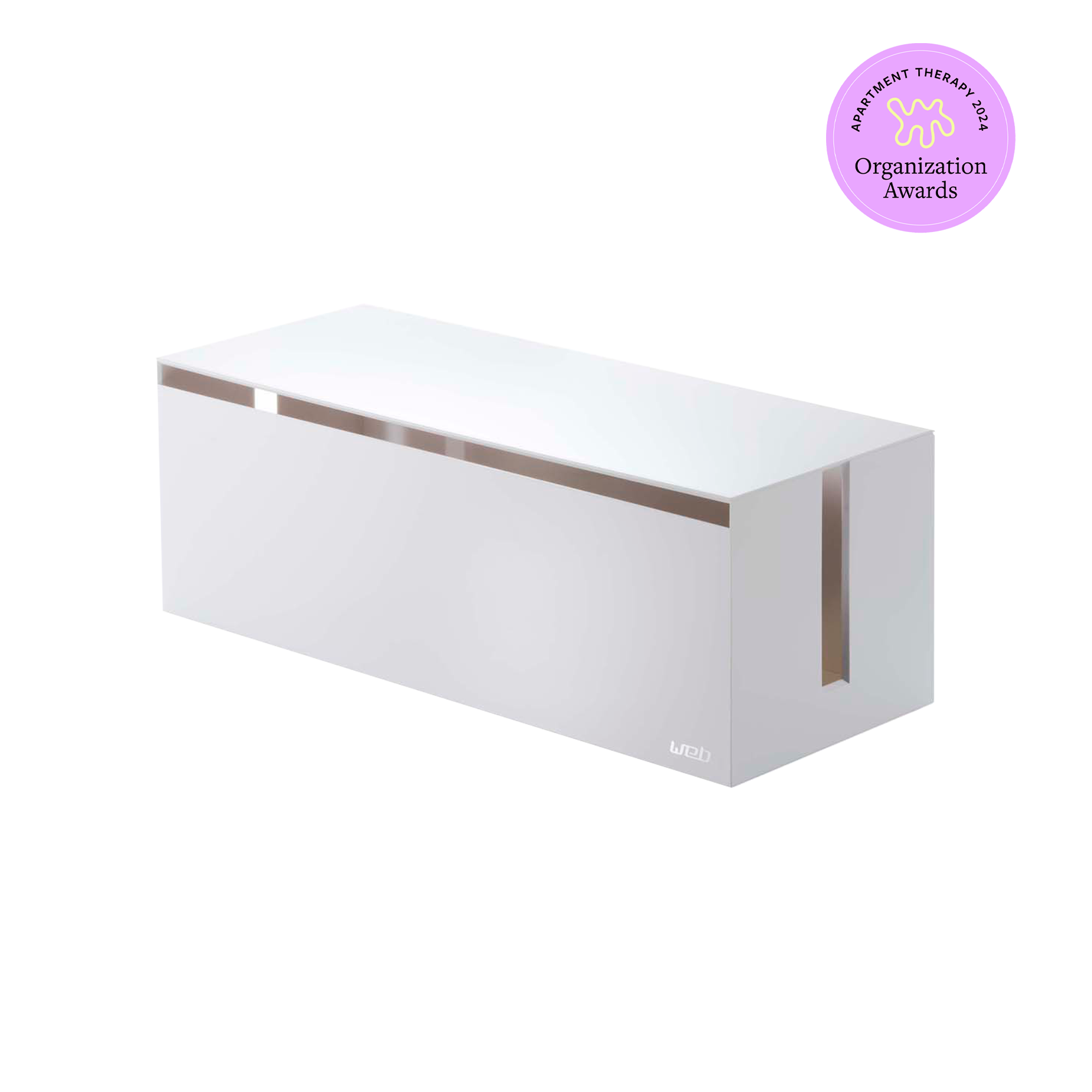 Cable Management Box - Cord Organizer for Desk, Home & Office - Hide Wires & Cables Neatly - Perfect for TV, Computer & Entertainment Centers